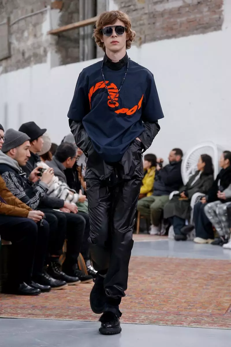 I-Sacai Menswear ekwindla ebusika ngo-2019 eParis44