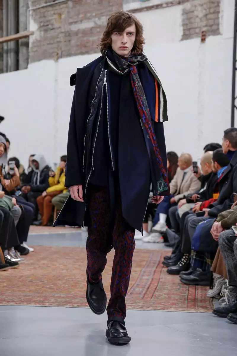 Sacai Menswear ဆောင်းရာသီ 2019 Paris45