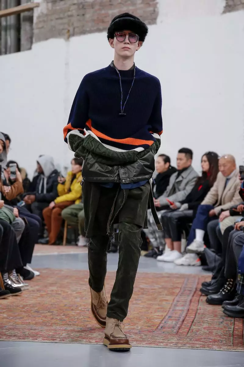 Sacai Menswear ဆောင်းရာသီ 2019 Paris46