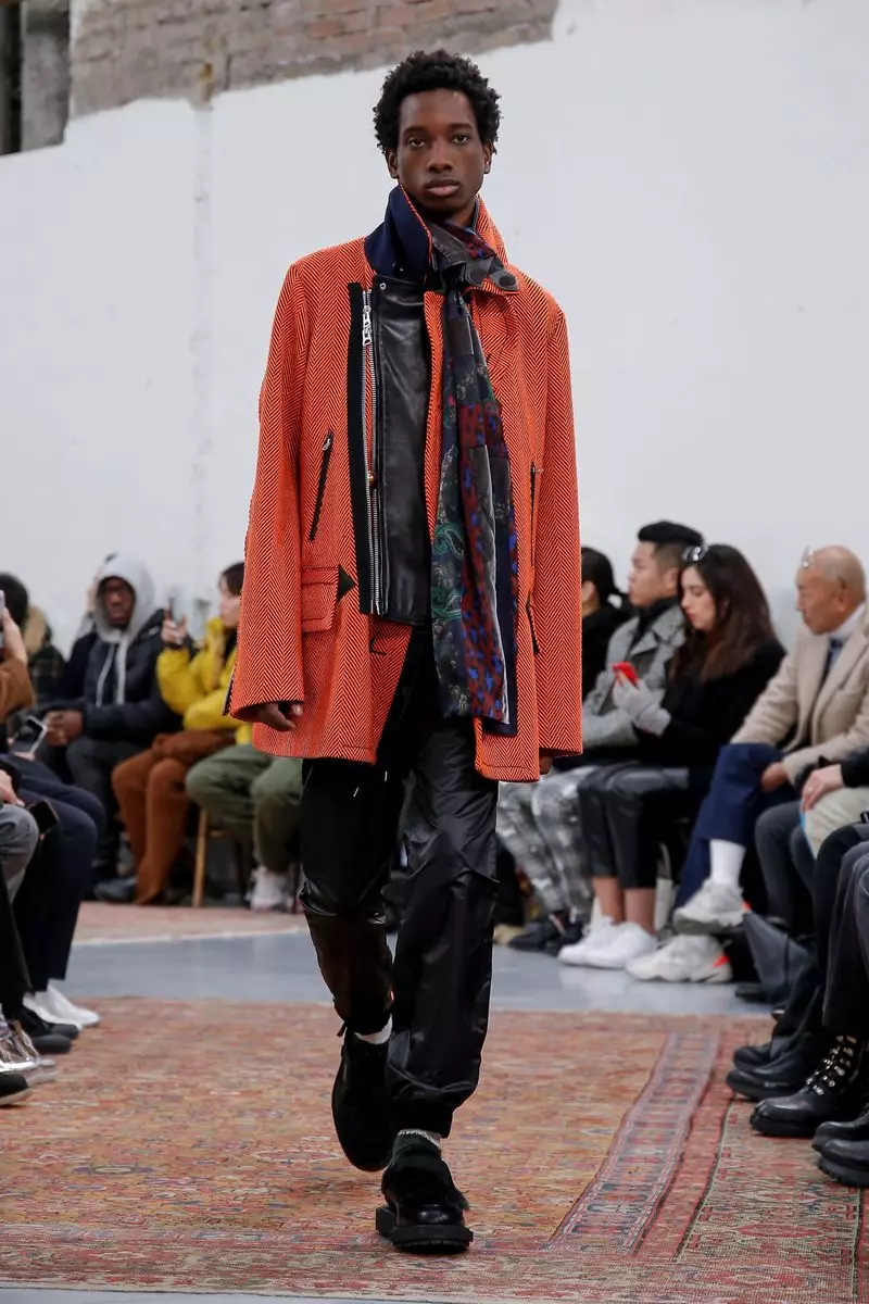 Sacai Menswear ဆောင်းရာသီ 2019 Paris48