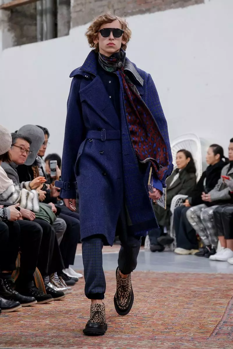 Sacai Menswear ဆောင်းရာသီ 2019 Paris55