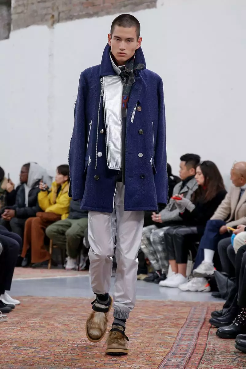 I-Sacai Menswear ekwindla ebusika ngo-2019 eParis56