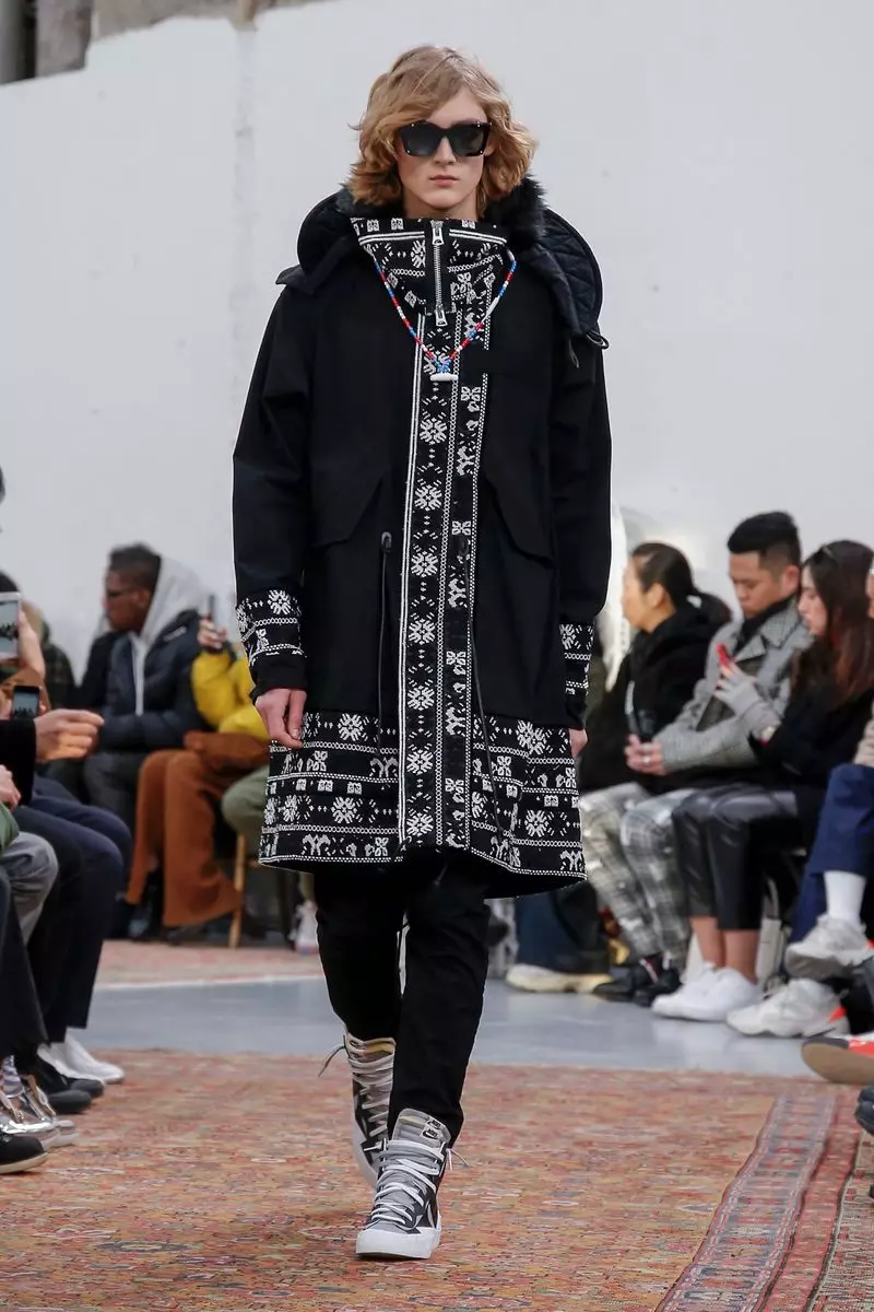 Sacai Menswear ဆောင်းရာသီ 2019 Paris60