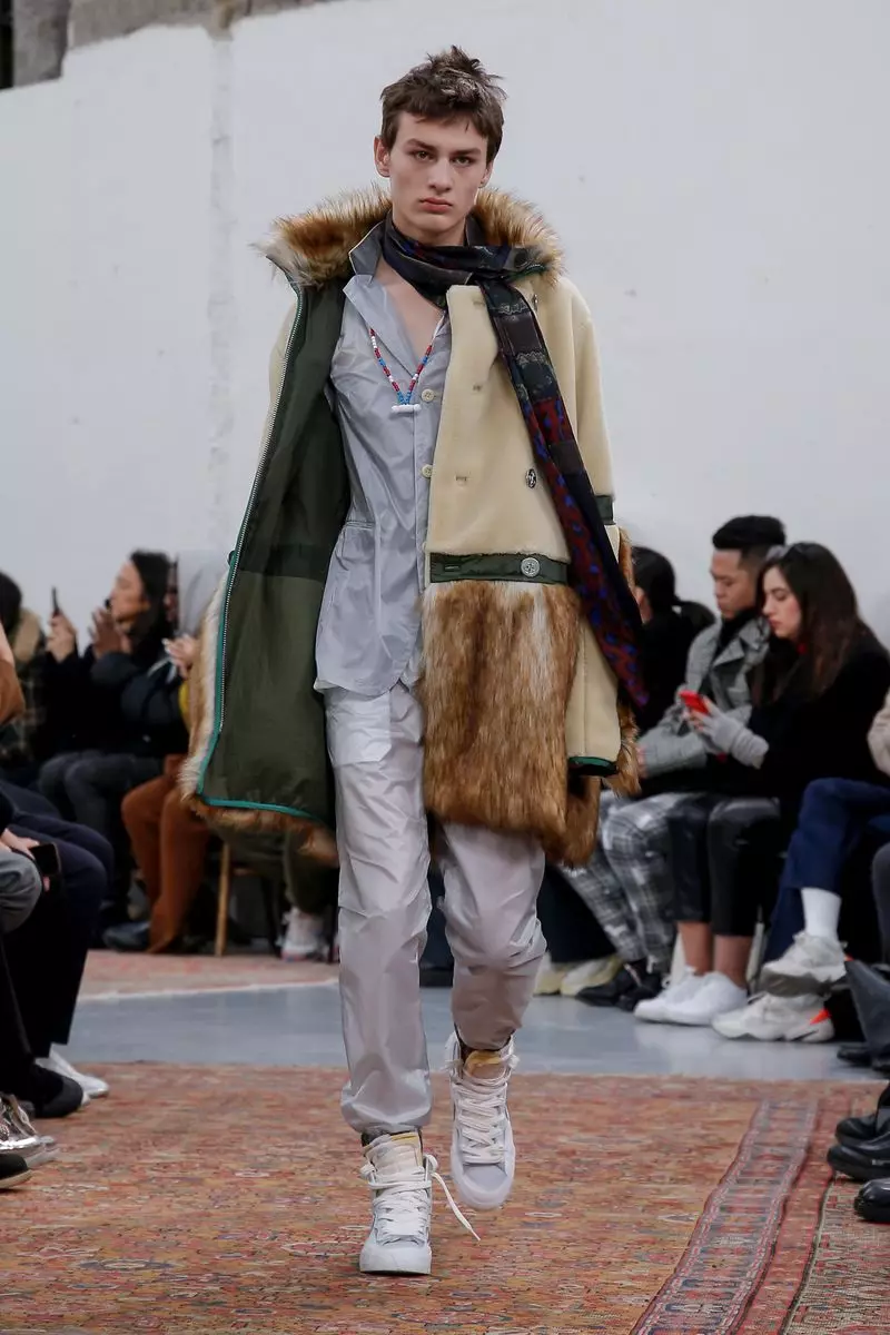 Sacai Menswear ဆောင်းရာသီ 2019 Paris6