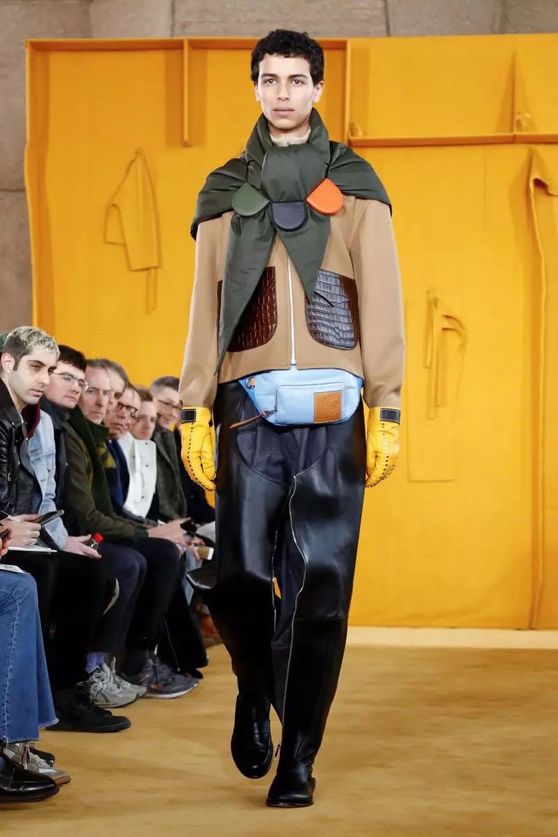 Loewe Menswear ဆောင်းရာသီ 2019 Paris48