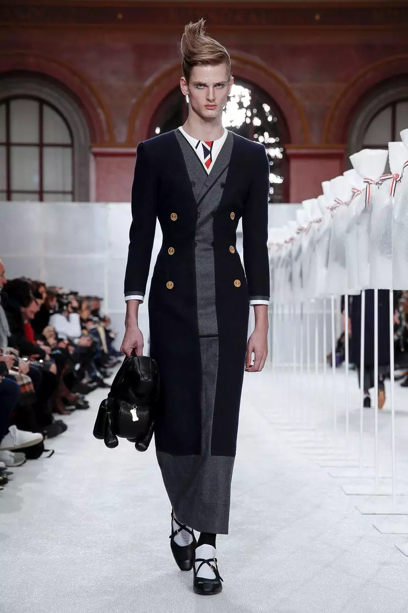 Veshje për meshkuj Thom Browne Vjeshtë Dimër 2019 Paris11