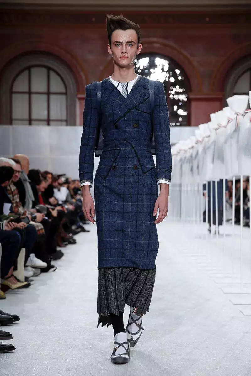 Thom Browne Kişi Geyimi Payız Qış 2019 Paris14