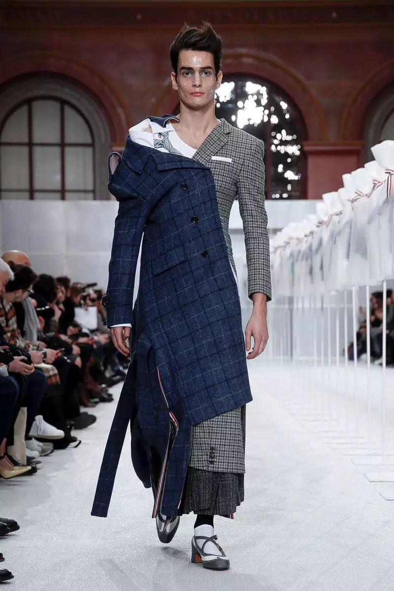 Thom Browne ерлер киімі 2019 жылдың күзгі қысы Париж15