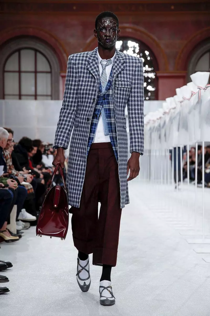 Pakaian Lelaki Thom Browne Musim Gugur Musim Sejuk 2019 Paris16