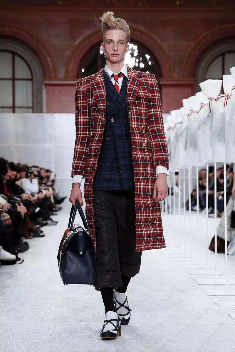 Thom Browne Awọn aṣọ ọkunrin Igba otutu 2019 Paris25