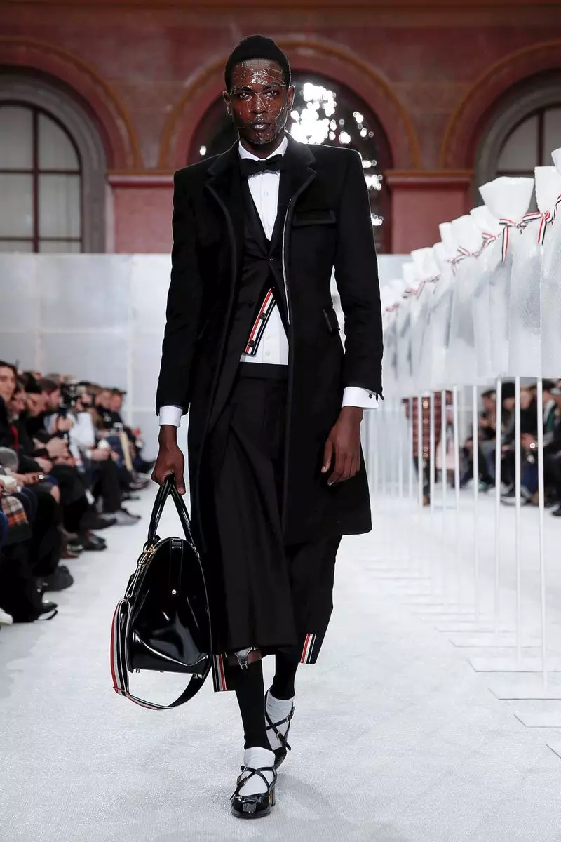 Thom Browne Menswear Kugwa Zima 2019 Paris28