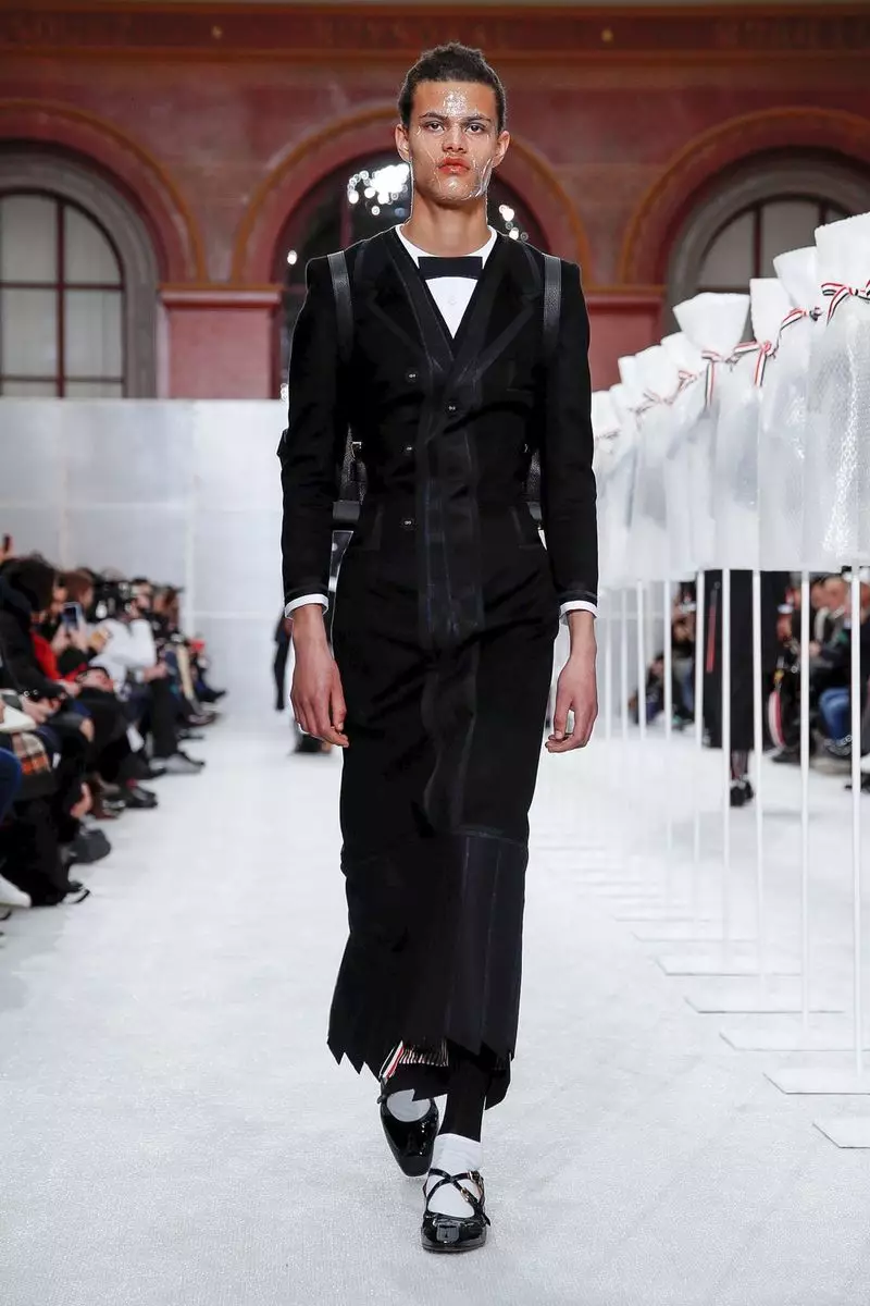 Thom Browne Kişi Geyimi Payız Qış 2019 Paris29