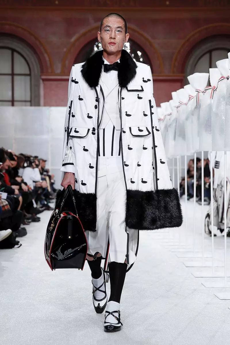 Veshje për meshkuj Thom Browne Vjeshtë Dimër 2019 Paris34