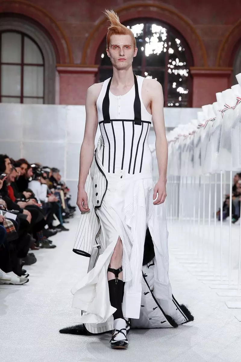 Thom Browne מענסוועאַר האַרבסט ווינטער 2019 פּאַריז36