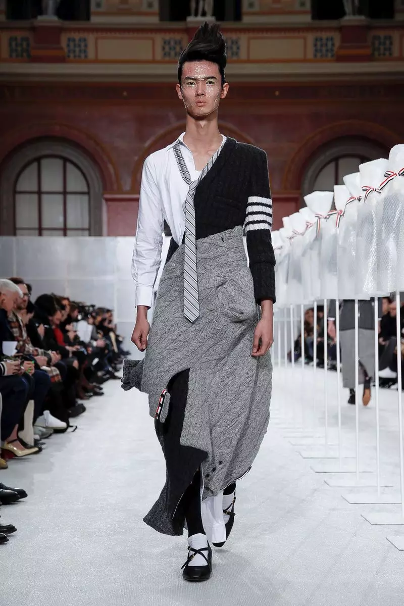 Thom Browne Erkek Giyim Sonbahar Kış 2019 Paris9