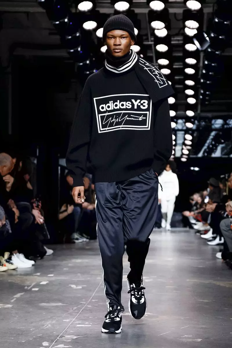 Y-3 Ир-атлар һәм хатын-кызлар Кышкы 2019 Париж11