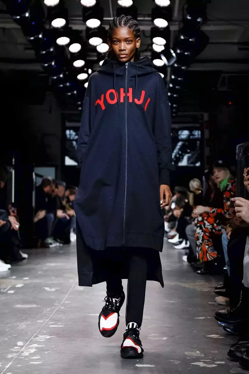 Y-3 남성 및 여성 가을 ​​겨울 2019 Paris20