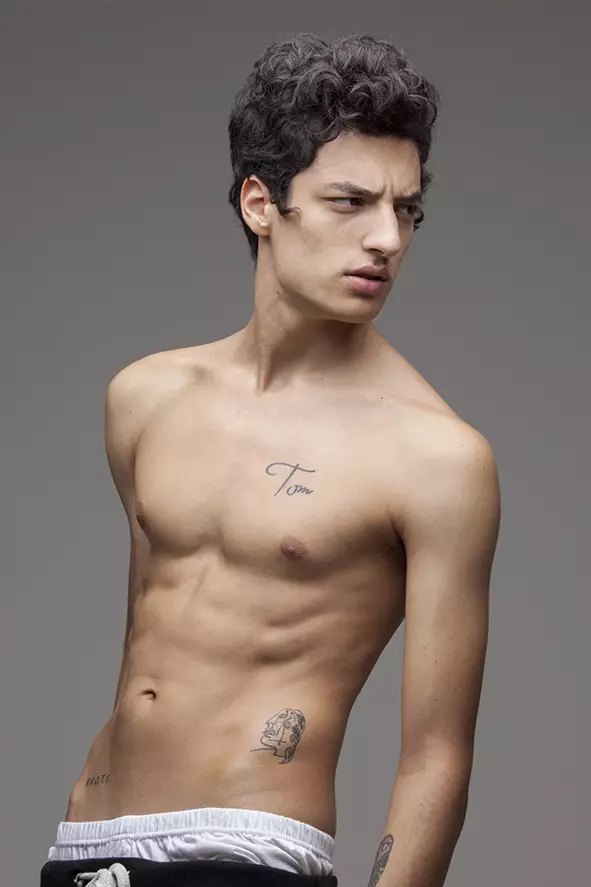 Brasiilia modell Gabriel Garcia 20-aastane värske nägu ja 1,87 m (6'1,6