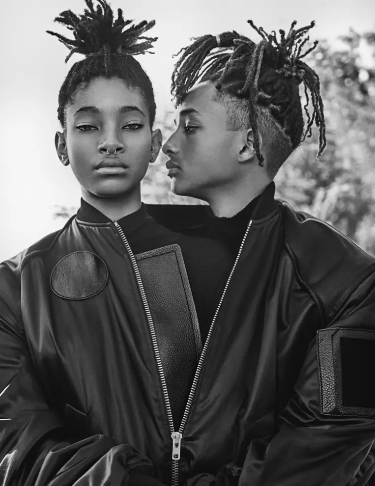 A revista Interview apresenta a edição de setembro de 2016 com fotos de Willow e Jaden Smith de Steven Klein estilizado por Karl Templer, apresentaremos alguns trechos de palavras escritas de Pharrell Williams para a entrevista.