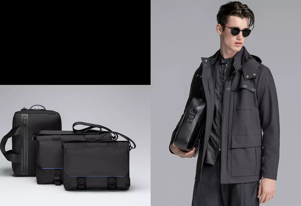 Robbie Besser mendapatkan katalog pria musim semi-musim panas 2016 dari Emporio Armani. Blazer rajutan, jaket ritsleting, dan blazer berpotongan adalah tren mode terbaru.