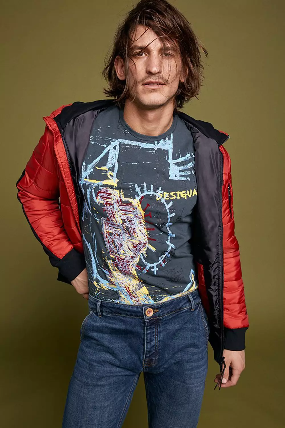 Jarrod para sa Desigual FW16 lookbook