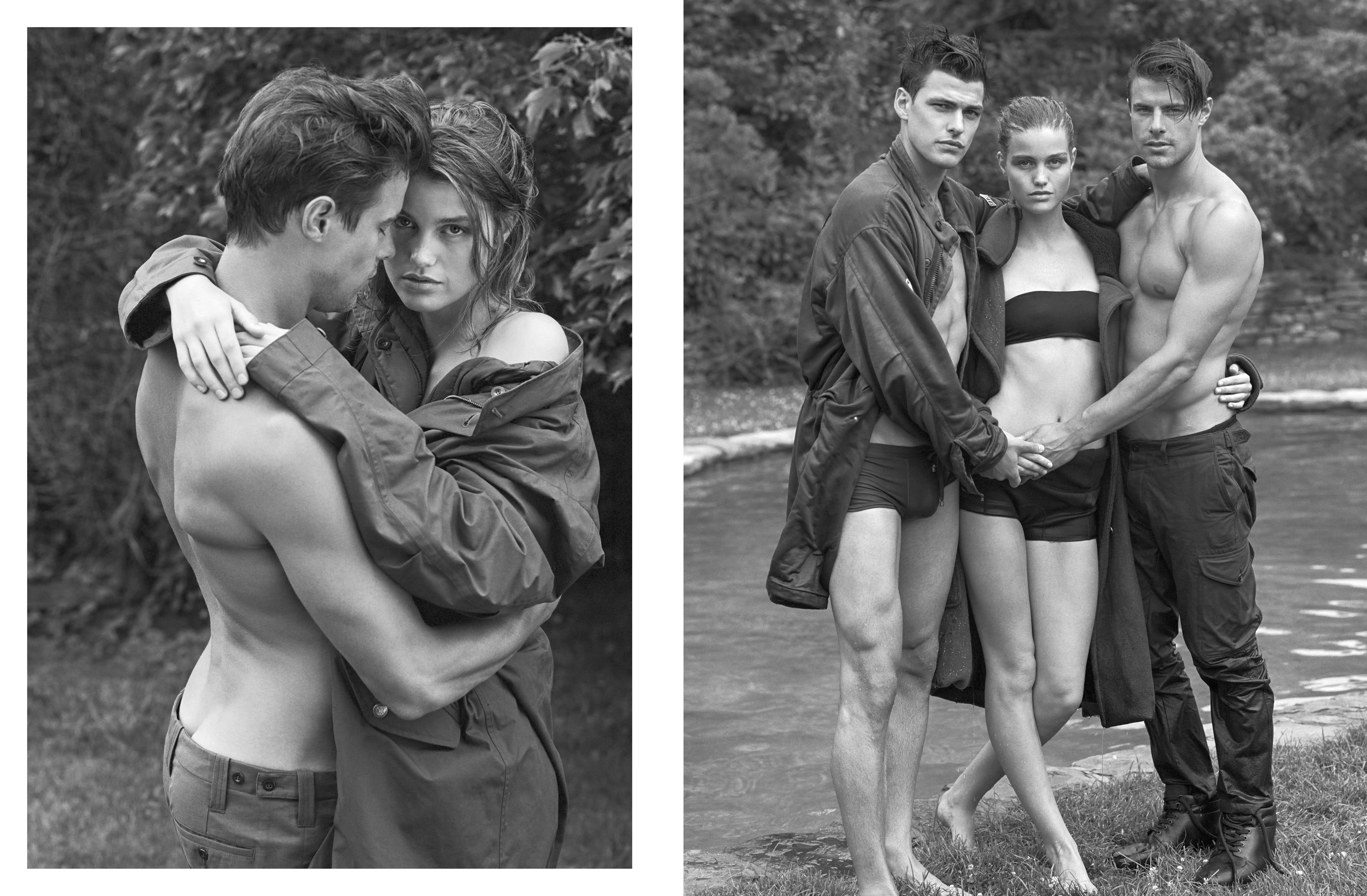 VMAN na-ejikọta talent ndị na-ese foto Bruce Weber na stylist Paul Cavaco maka mbipụta Septemba 2016.