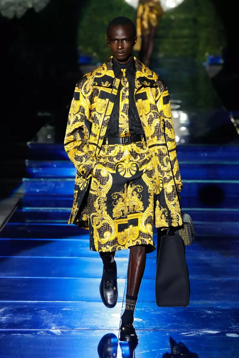 Versace x Fendi Sonbahar Öncesi 2022 Erkek Koleksiyonu