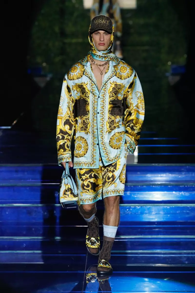 Kolekcja męska Versace x Fendi przed jesień 2022