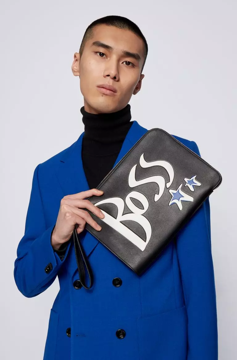 BOSS X Justin Teodoro Holiday 2020 Campaign bag