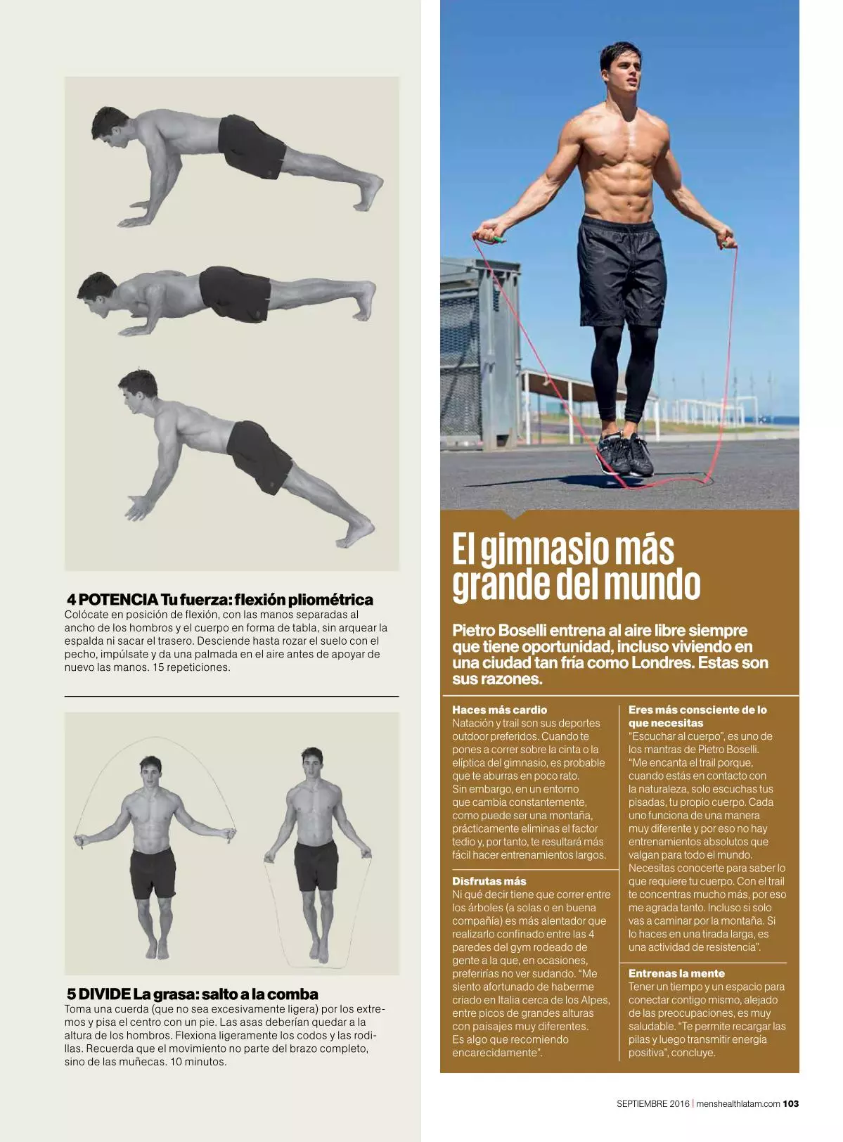 Pietro Boselli za Men's Health Mexico, septembar 2016