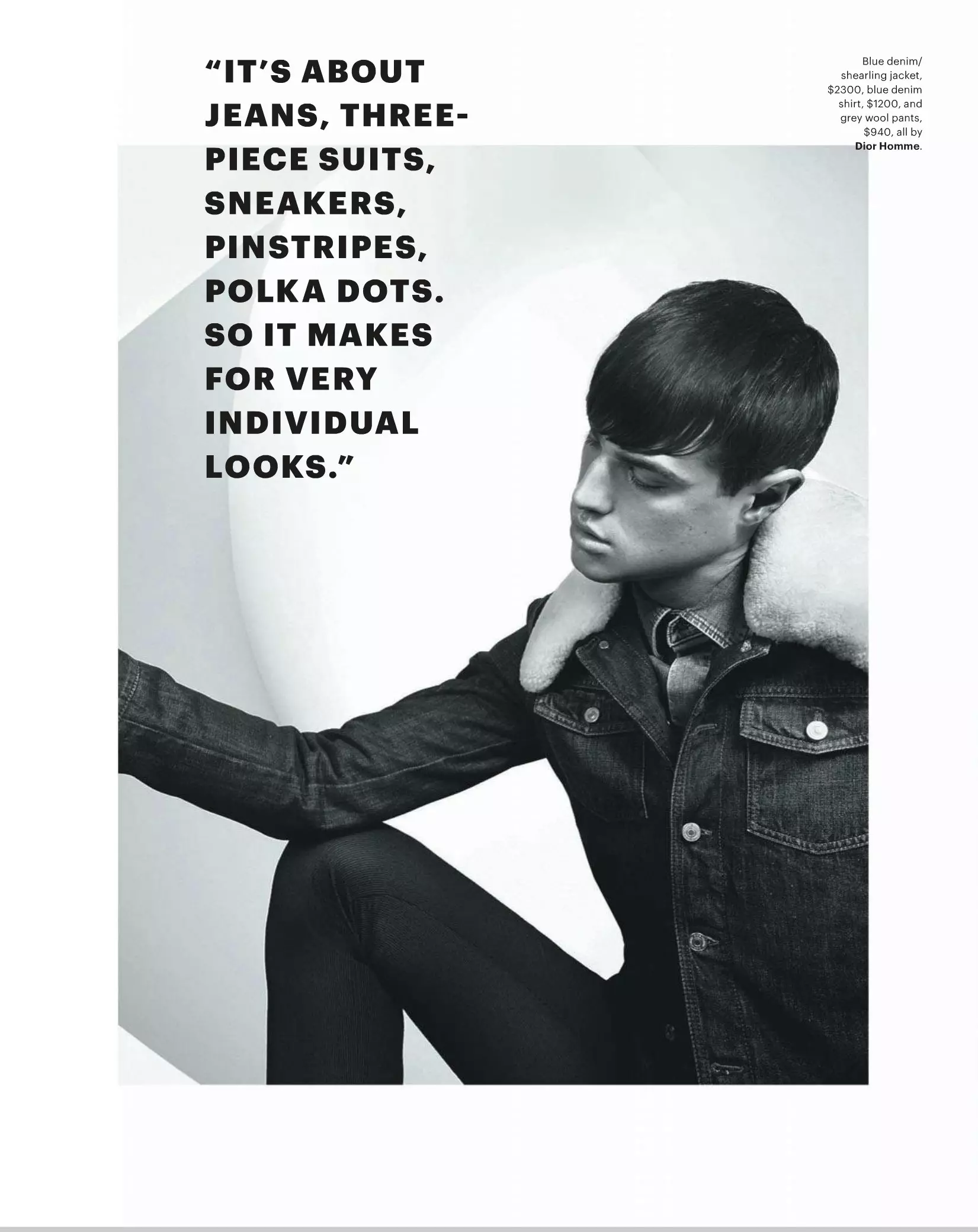 GQ Australia september / október 2014 'HVERNIG DIOR HOMME HITTE SHANGHAI' Ph: David Slijper Stíll: Wayne Gross