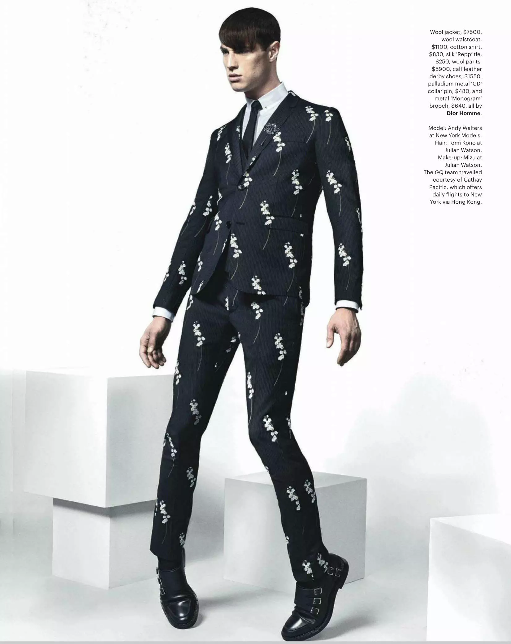 GQ Australia Shtator / Tetor 2014 'SI DIOR HOMME HIT SHANGHAI' Ph: David Slijper Stilimi: Wayne Gross