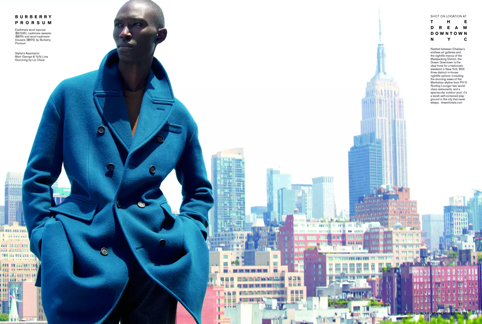 Armando Cabral par Karl Simone pour Sharp Magazine