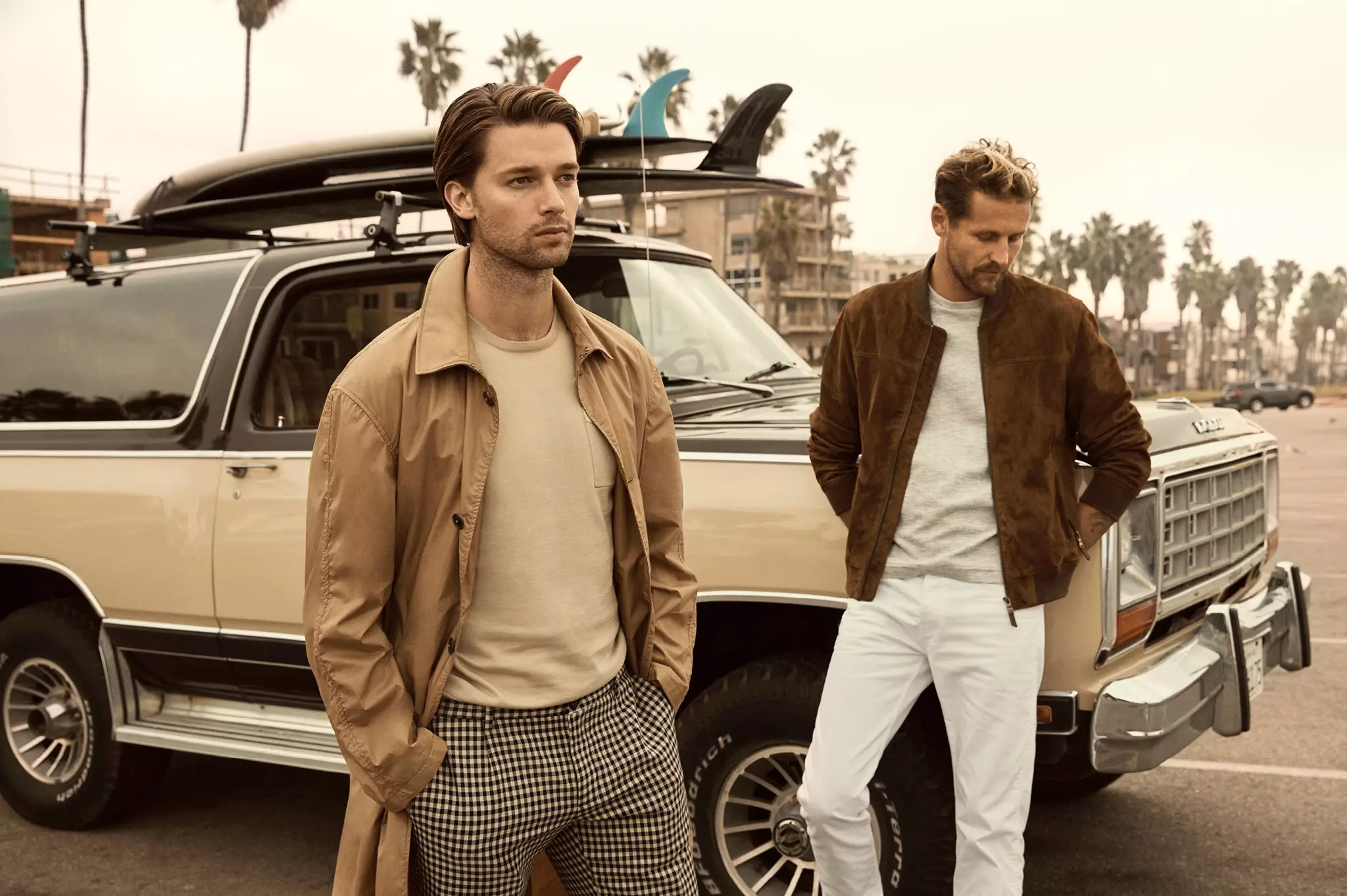 Luke Stedman og Patrick Schwarzenegger for MANGO Man SS19-kampanjen 20872_3