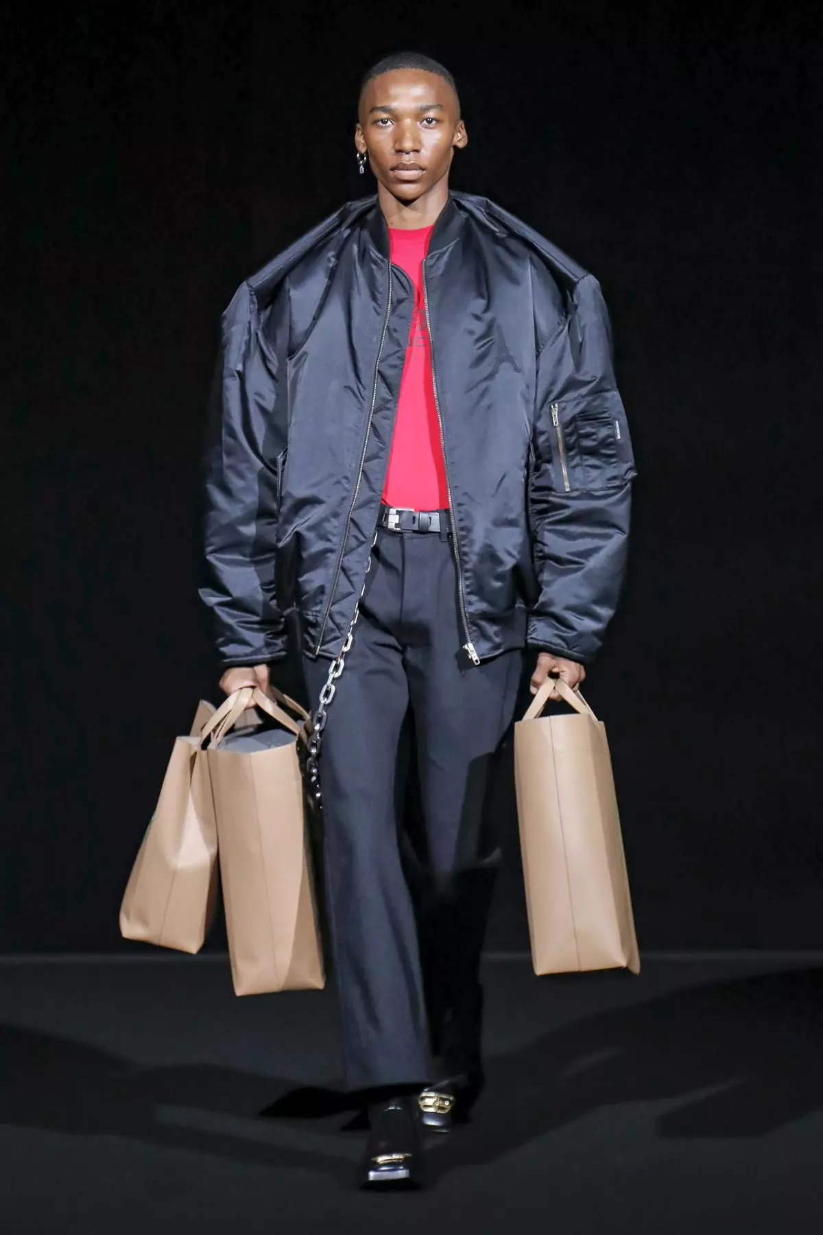 Balenciaga Preta Por Portita Aŭtuno Vintro 2019 Paris43