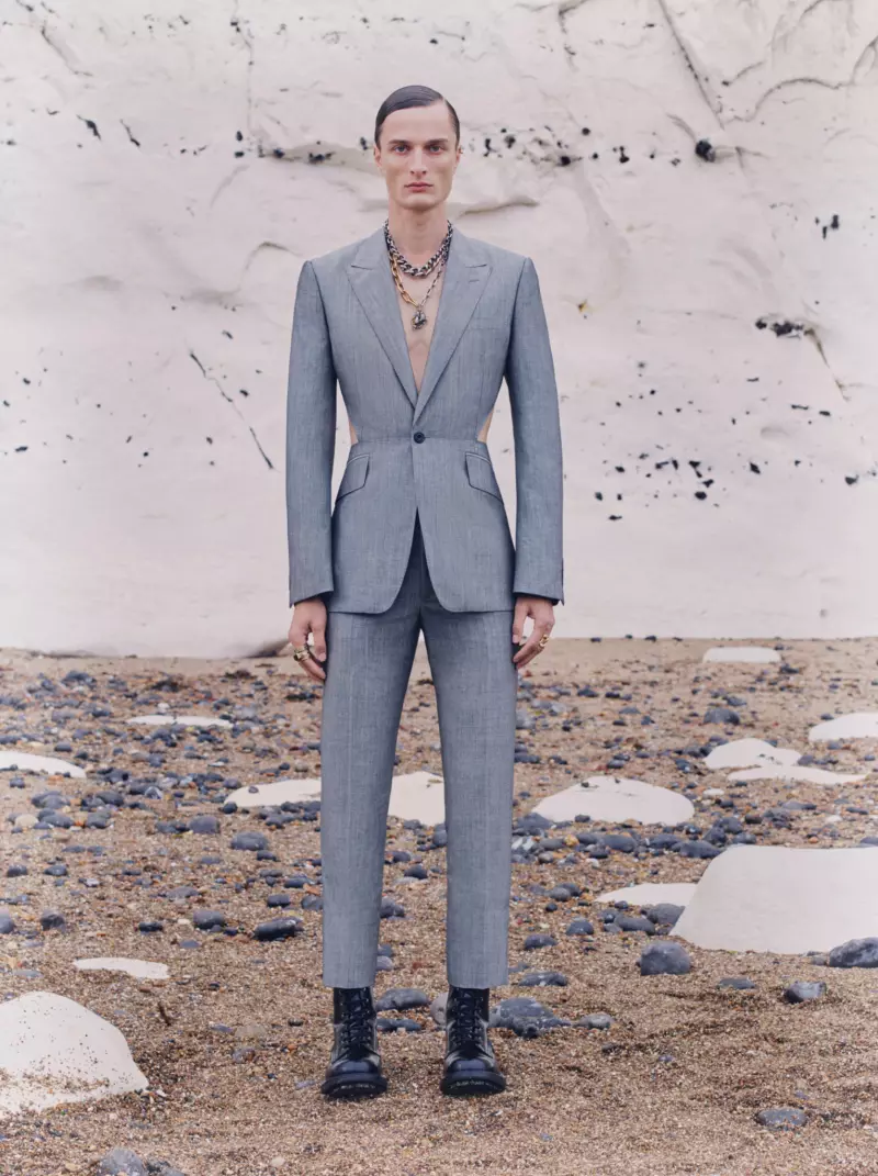 Alexander McQueen masculino primavera 2021 Londres 2096_19