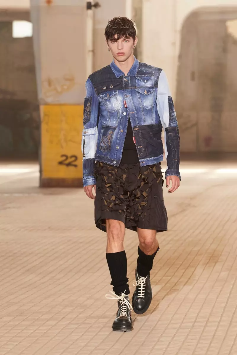 Dsquared2 Herren RTW Frühjahr 2022 Mailand 20_35