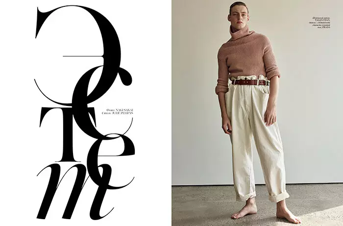 Vogue Ukraine Men F/W 2016: Roberto Sipos דורך Nagi Saka