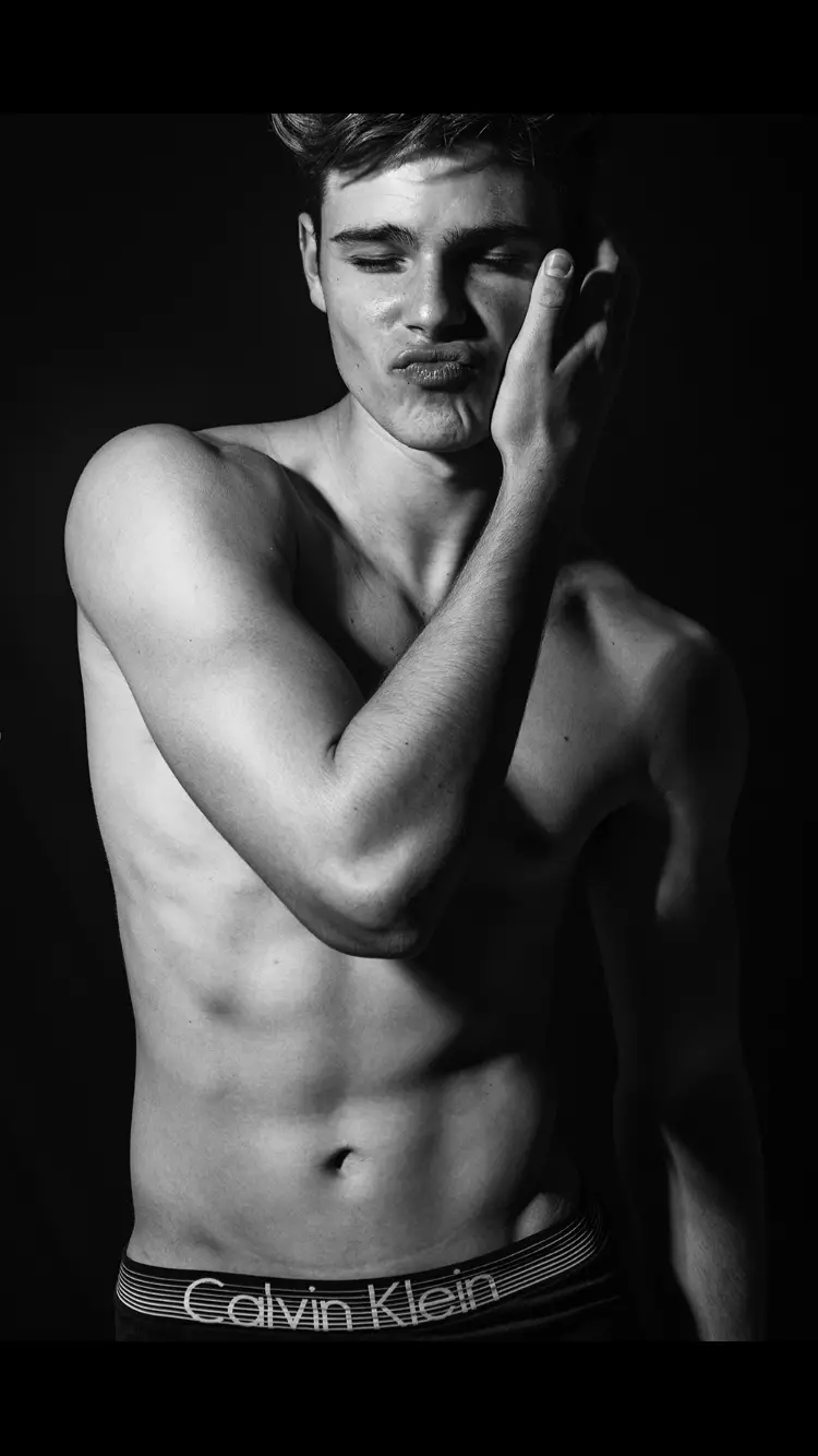 Introducing charming male beautiful model Casey L. Jackson snapped by talented Leonardo Corredor.