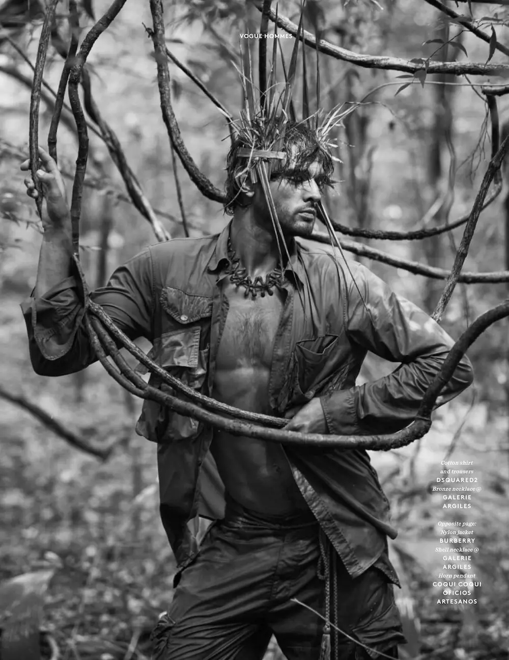 Jungle ao amin'ny Vogue Hommes SS19 nataon'i Ethan James Green 21605_13