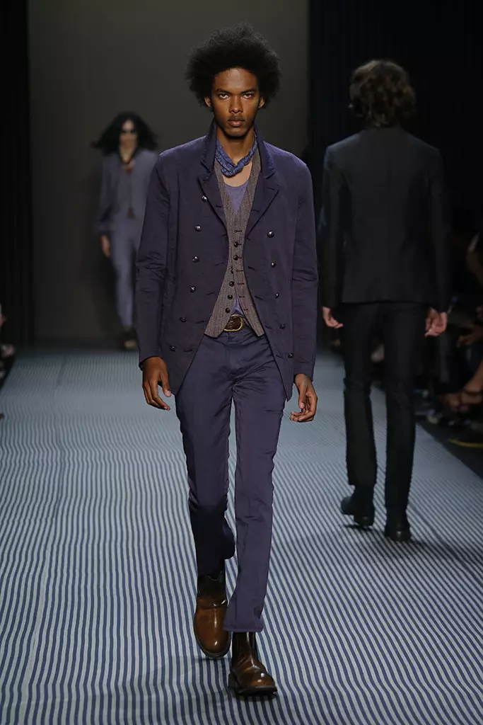 John Varvatos Awọn ọkunrin RTW Orisun omi 2016