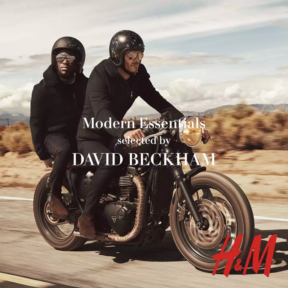 Nagbabalik sina David Beckham at Kevin Hart upang ipakita ang mga piraso mula sa koleksyon ng H&M Modern Essentials para sa taglagas 2016.