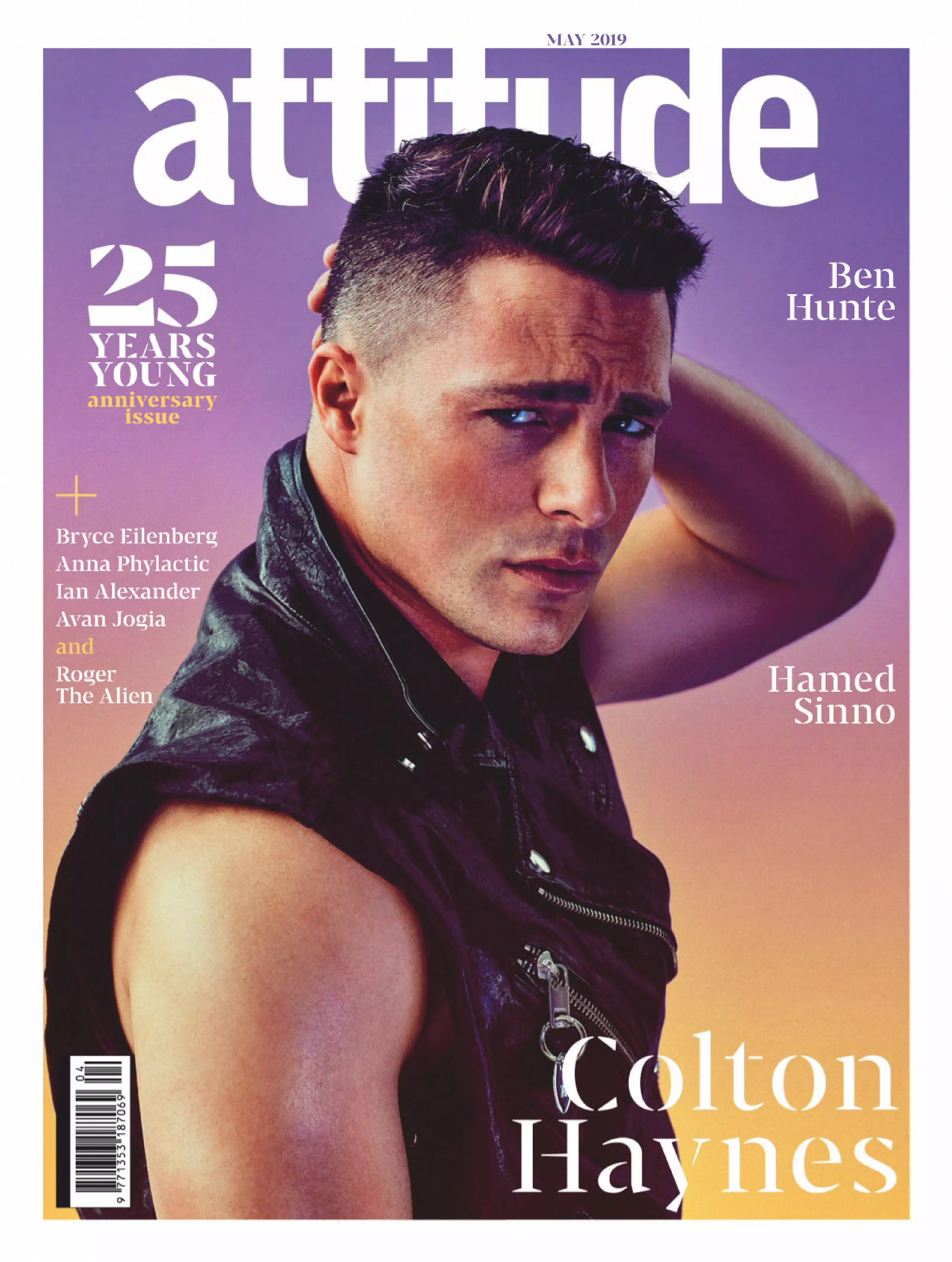 Colton Haynes Attitude aldizkarirako 2019ko maiatzean 21955_1