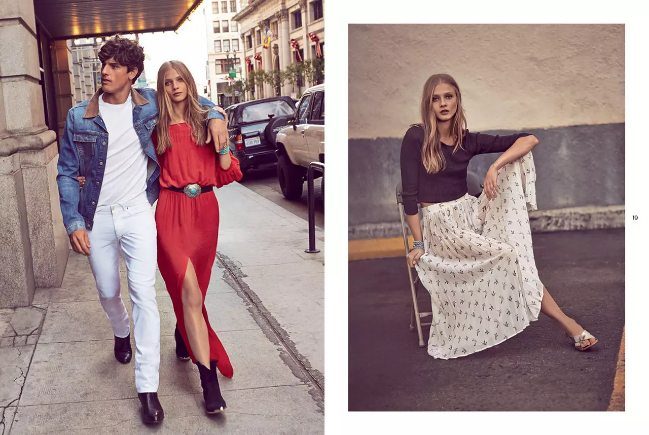 Supermodellen Adam Senn, Anna Selezneva, Evandro Soldati en Ollie Edwards met de nieuwe promotiefoto's voor de Beymen Club Spring/Summer 2015 Fashion Campaign.