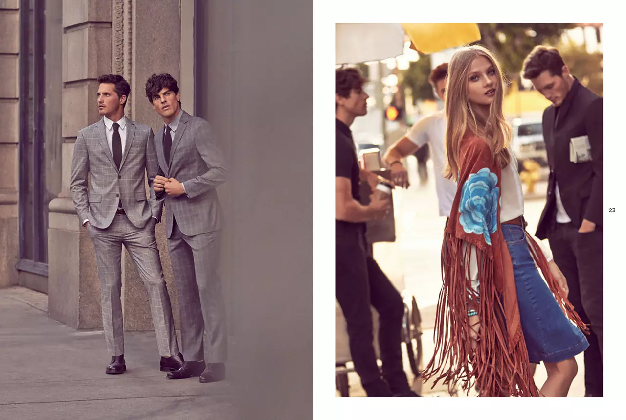 Ang mga supermodel nga sila Adam Senn, Anna Selezneva, Evandro Soldati ug Ollie Edwards nga gibituonan sa bag-ong promotional nga mga hulagway alang sa Beymen Club Spring/Summer 2015 Fashion Campaign.