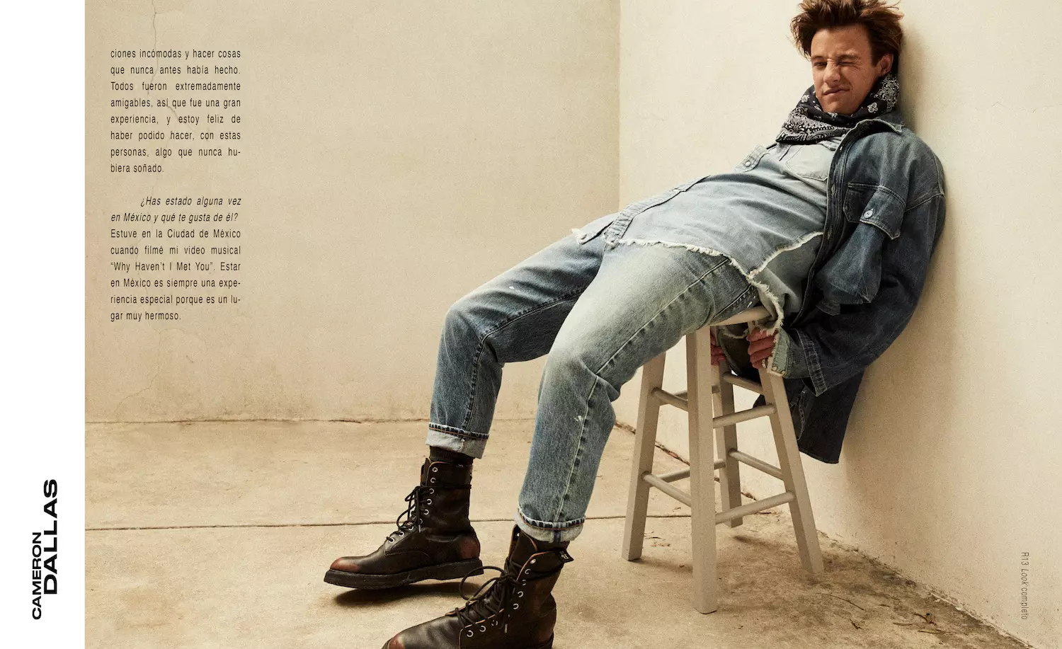 Cameron Dallas pou M Magazine Milenio Editorial