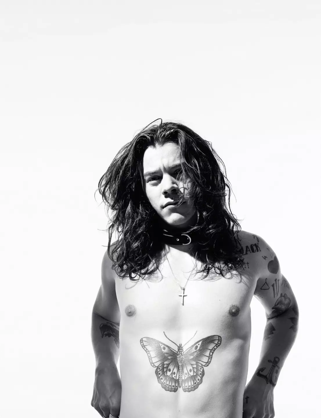 Harry Styles wolemba Willy Vanderperre ndi Alister Mackie, zojambulajambula ndi logo yolembedwa ndi Studio191 NY.