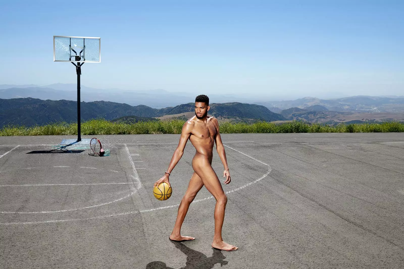 Карл Антъни Таунс за ESPN Body Issue 10