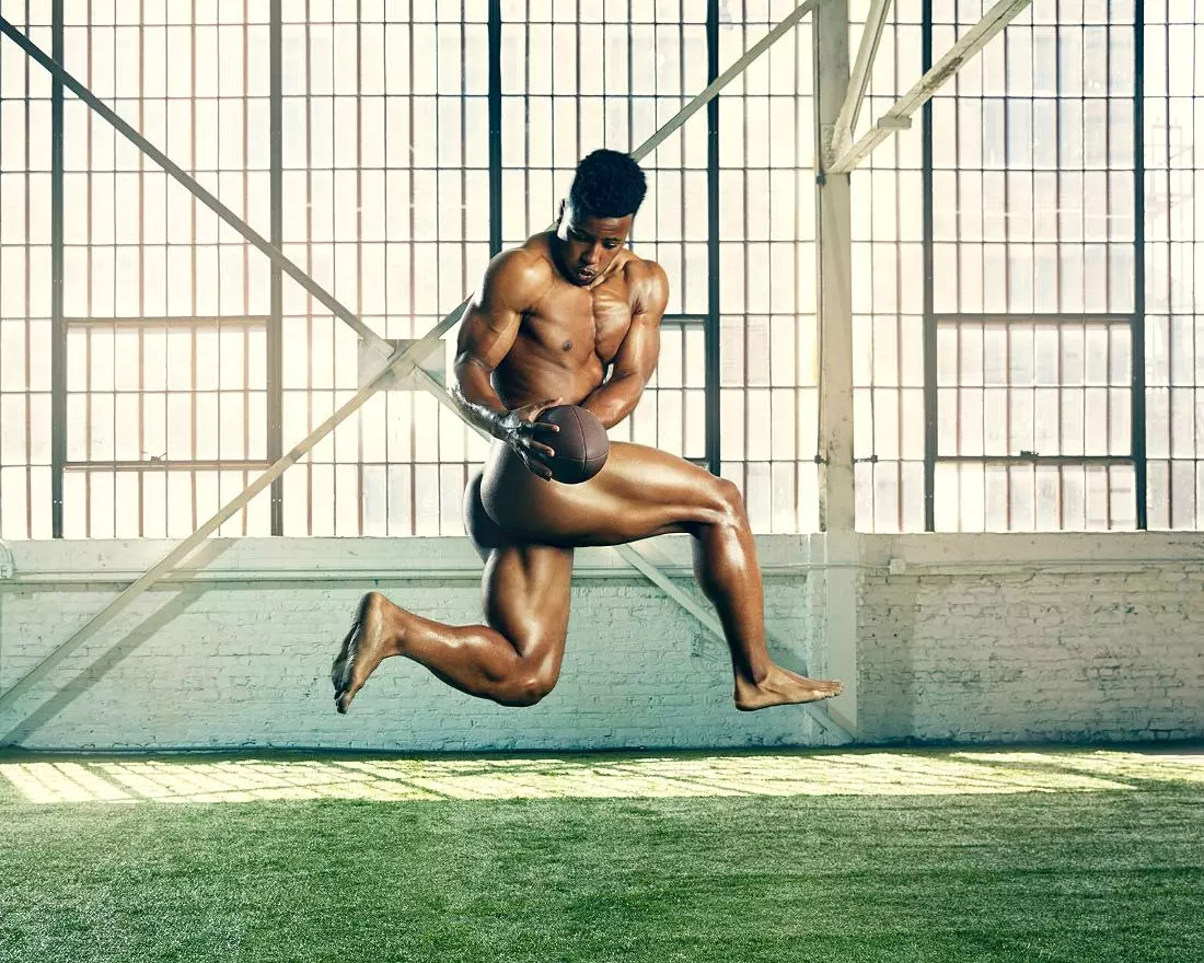 Saquon Barkley برای ESPN Body Issue 10