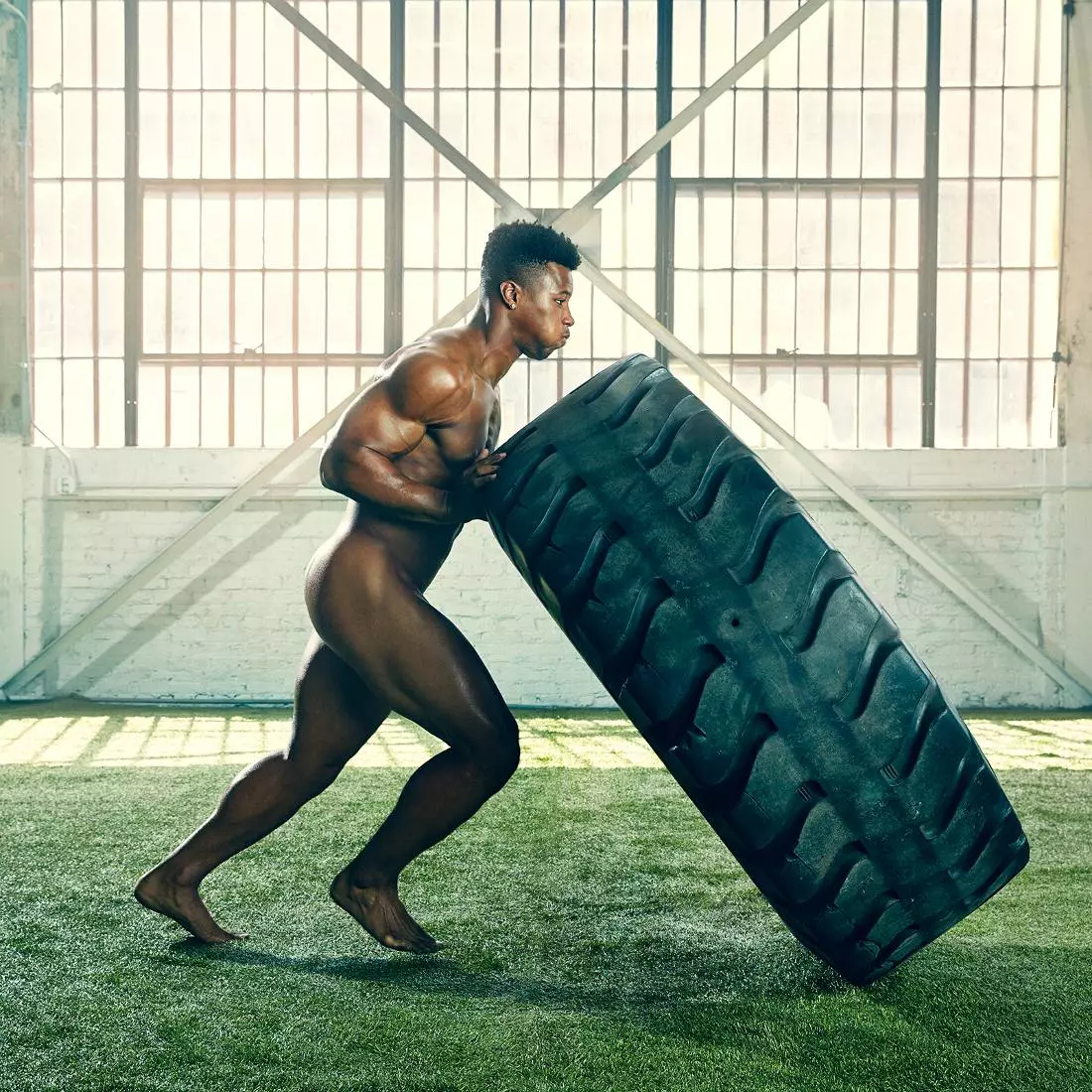 Saquon Barkley untuk ESPN Body Issue 10